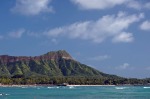 Iconic view of Diamond Head, from Waikiki. Photo: David Johanson Vasquez © All Rights
