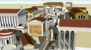 3D, computer generated image of the Roman Forum Image Created by: Lasha Tskhondia - Creative Commons Attribution-Share Alike 3.0 - Some Rights Reserved.